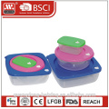 plastic leakproof bento lunch box with compartments,side lock beto lunch box,cheap wholesale bento lunch box